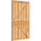 Ekena Millwork Framed Board-n-Batten Shutters w/Z-Bar, Rough Sawn Western Red Cedar, 32 1/4W x 50H, PR RBF06Z32X050RWR - alternate 3